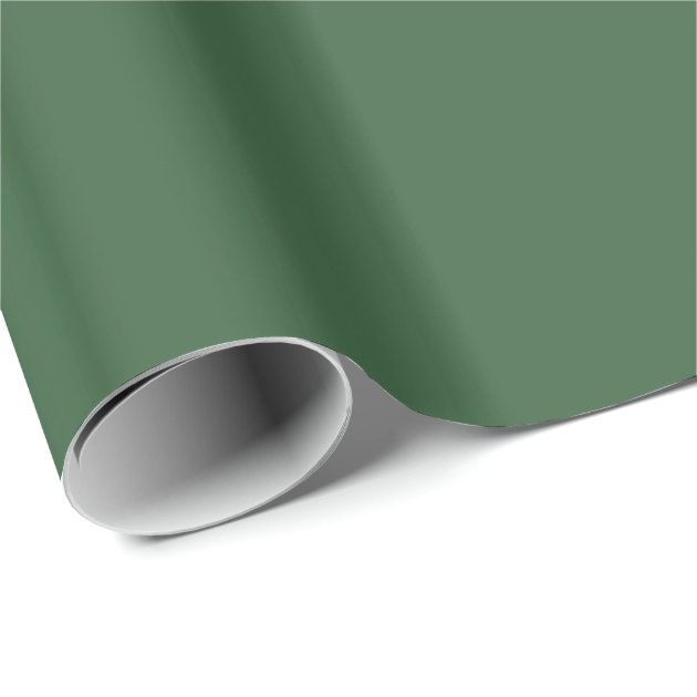 Solid Hunter Green Wrapping Paper | Zazzle